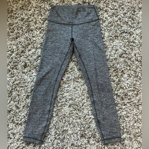 lululemon athletica Heathered Gray Leggings 6